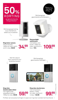 Ring indoor camera aanbieding bij Karwei – geldig van 26.01.2026 t/m 01.02.2026