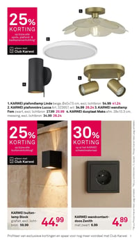 KARWEI wandlamp Fem aanbieding bij Karwei – geldig van 26.01.2026 t/m 01.02.2026