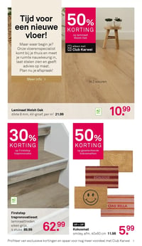 Firststep traprenovatieset aanbieding bij Karwei – geldig van 26.01.2026 t/m 01.02.2026