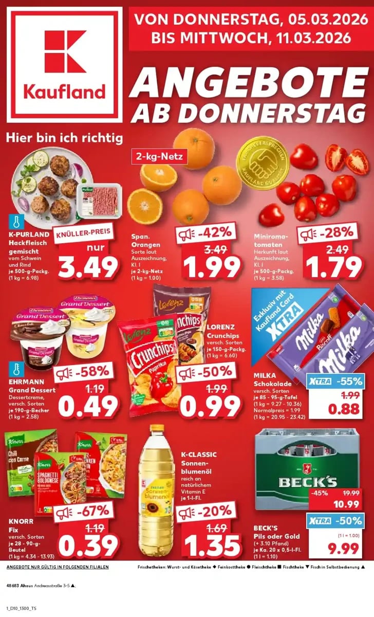 Kaufland folder – pagina 1