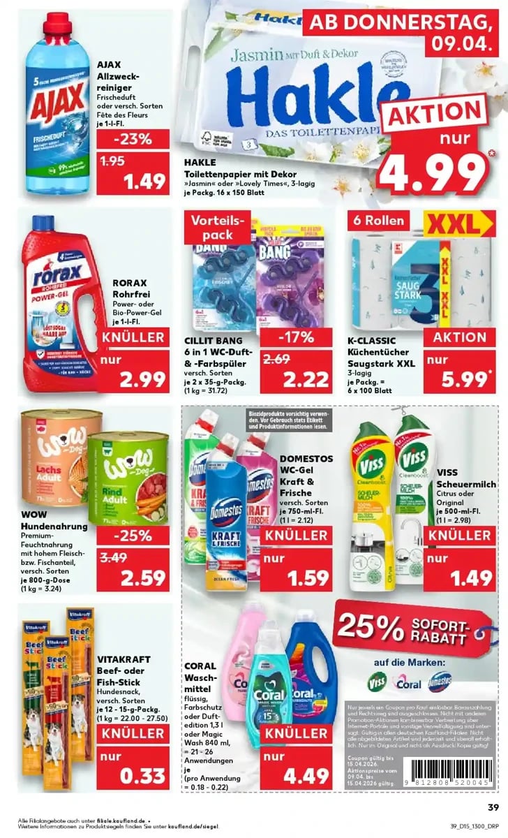 Kaufland folder – pagina 39