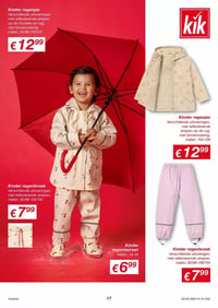 Kinder regenbroek aanbieding bij Kik – geldig van 02.02.2026 t/m 28.02.2026