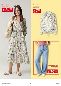 Dames jeans met wijde pijpen aanbieding bij Kik – geldig van 22.03.2026 t/m 29.03.2026