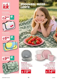 Picknickkleed aanbieding bij Kik – geldig van 22.03.2026 t/m 29.03.2026