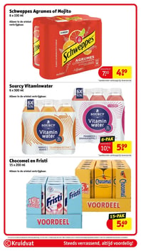 Schweppes Agrumes of Mojito aanbieding bij Kruidvat – geldig van 02.06.2026 t/m 07.06.2026