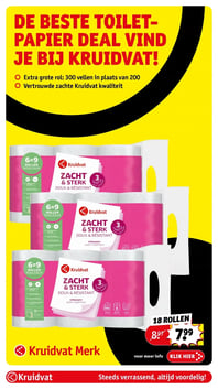 Zacht & Sterk toiletpapier aanbieding bij Kruidvat – geldig van 02.06.2026 t/m 07.06.2026
