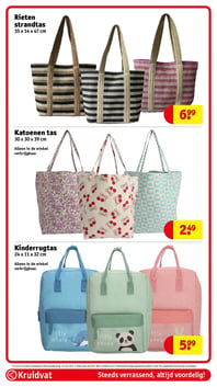 Kinderrugtas aanbieding bij Kruidvat – geldig van 02.06.2026 t/m 07.06.2026