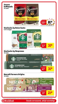 Starbucks by Dolce Gusto 6 of 12 kopjes aanbieding bij Kruidvat – geldig van 02.06.2026 t/m 07.06.2026