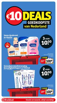 Sanex deodorant en douche aanbieding bij Kruidvat – geldig van 02.06.2026 t/m 07.06.2026