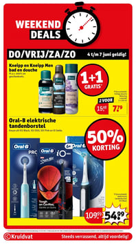 Oral-B elektrische tandenborstel aanbieding bij Kruidvat – geldig van 02.06.2026 t/m 07.06.2026
