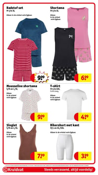 Mousseline shortama aanbieding bij Kruidvat – geldig van 02.06.2026 t/m 07.06.2026