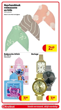 Badponcho Stitch aanbieding bij Kruidvat – geldig van 02.06.2026 t/m 07.06.2026