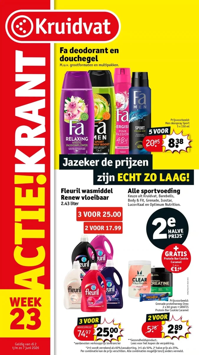 Kruidvat folder – pagina 1