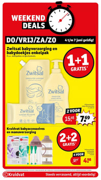 Kruidvat babyaccessoires en mamaverzorging aanbieding bij Kruidvat – geldig van 04.06.2026 t/m 07.06.2026