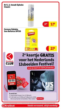 Carmex lipbalm Sun Defence SPF30 aanbieding bij Kruidvat – geldig van 03.02.2026 t/m 08.02.2026