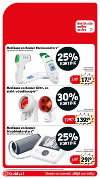 Medisana en Beurer bloeddrukmeters** aanbieding bij Kruidvat – geldig van 03.02.2026 t/m 08.02.2026