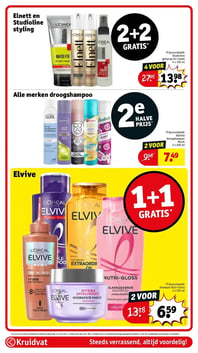 Elnett en Studioline styling aanbieding bij Kruidvat – geldig van 03.02.2026 t/m 08.02.2026