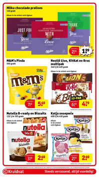 Nestlé Lion, KitKat en Bros multipak aanbieding bij Kruidvat – geldig van 03.02.2026 t/m 08.02.2026