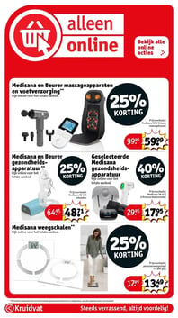 Medisana en Beurer gezondheids-apparatuur** aanbieding bij Kruidvat – geldig van 03.02.2026 t/m 08.02.2026