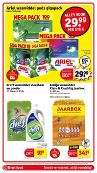 Robijn wasmiddel Klein & Krachtig jaarbox aanbieding bij Kruidvat – geldig van 03.02.2026 t/m 08.02.2026