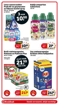 Dreft vaatwascapsules Platinum en Platinum Plus aanbieding bij Kruidvat – geldig van 03.02.2026 t/m 08.02.2026