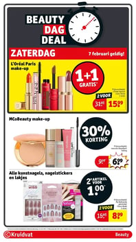 L'Oréal Paris make-up aanbieding bij Kruidvat – geldig van 07.02.2026 t/m 07.02.2026