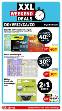 Philips OneBlade navulmesjes 2-pak aanbieding bij Kruidvat – geldig van 05.02.2026 t/m 08.02.2026