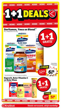 Davitamon, Ymea en Bional* aanbieding bij Kruidvat – geldig van 03.03.2026 t/m 08.03.2026