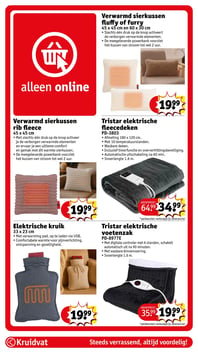 Tristar elektrische voetenzak aanbieding bij Kruidvat – geldig van 03.03.2026 t/m 08.03.2026