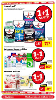 WeCare en Modifast** aanbieding bij Kruidvat – geldig van 03.03.2026 t/m 08.03.2026