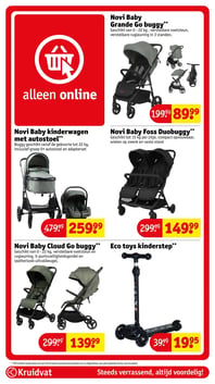 Novi Baby Cloud Go buggy** aanbieding bij Kruidvat – geldig van 03.03.2026 t/m 08.03.2026