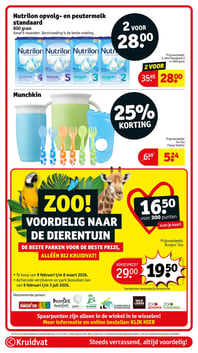 ZOO! VOORDELIG NAAR DE DIERENTUIN aanbieding bij Kruidvat – geldig van 09.02.2026 t/m 08.03.2026
