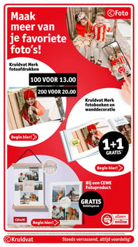 Kruidvat Merk fotoafdrukken aanbieding bij Kruidvat – geldig van 03.03.2026 t/m 08.03.2026