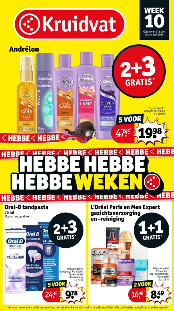 Kruidvat folder – pagina 1