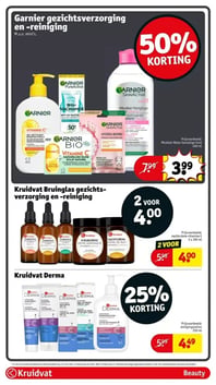 Kruidvat Bruinglas gezichtsverzorging en -reiniging aanbieding bij Kruidvat – geldig van 06.01.2026 t/m 11.01.2026