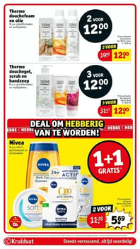 Therme douchefoam en olie aanbieding bij Kruidvat – geldig van 06.01.2026 t/m 11.01.2026