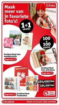 Kruidvat Merk foto-afdrukken aanbieding bij Kruidvat – geldig van 06.01.2026 t/m 11.01.2026