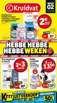 Robijn wasmiddel en wasverzachter aanbieding bij Kruidvat – geldig van 06.01.2026 t/m 11.01.2026