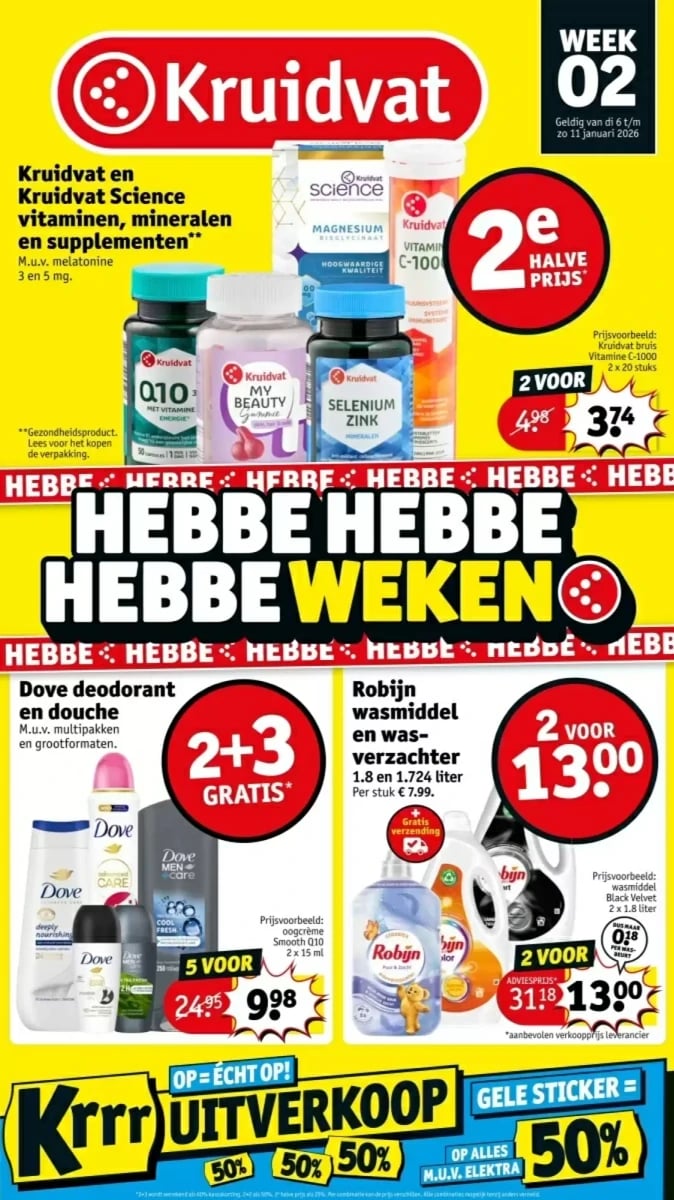 Kruidvat folder – pagina 1