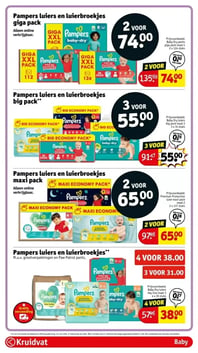 Pampers luiers en luierbroekjes giga pack aanbieding bij Kruidvat – geldig van 06.01.2026 t/m 11.01.2026