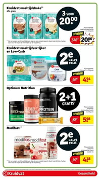 Kruidvat maaltijdverrijker en Low-Carb aanbieding bij Kruidvat – geldig van 06.01.2026 t/m 11.01.2026