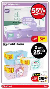 Kruidvat babydoekjes aanbieding bij Kruidvat – geldig van 06.01.2026 t/m 11.01.2026