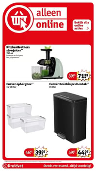 Curver Decobin prullenbak** aanbieding bij Kruidvat – geldig van 06.01.2026 t/m 11.01.2026