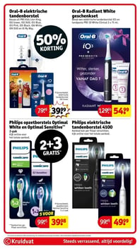 Philips elektrische tandenborstel 4100 aanbieding bij Kruidvat – geldig van 06.01.2026 t/m 11.01.2026