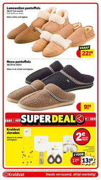 Mexx pantoffels aanbieding bij Kruidvat – geldig van 06.01.2026 t/m 11.01.2026