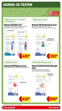 Homed-IQ Cholesterol test aanbieding bij Kruidvat – geldig van 06.01.2026 t/m 11.01.2026