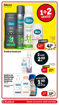 Sanicur en Melkmeisje douche en handzeep 300 ml aanbieding bij Kruidvat – geldig van 06.01.2026 t/m 11.01.2026