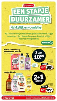 Marcel's Green Soap handzeep en douche aanbieding bij Kruidvat – geldig van 06.01.2026 t/m 11.01.2026