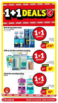 Oral-B opzetborstels aanbieding bij Kruidvat – geldig van 06.01.2026 t/m 11.01.2026