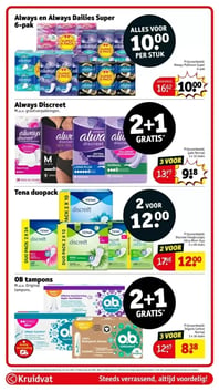 OB tampons aanbieding bij Kruidvat – geldig van 06.01.2026 t/m 11.01.2026